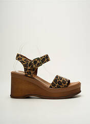 Sandales/Nu pieds marron REQINS pour femme seconde vue