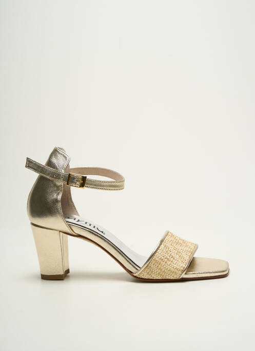 Sandales/Nu pieds or MYMA pour femme