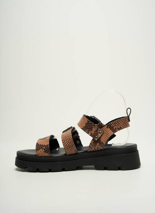 Sandales/Nu pieds marron REQINS pour femme