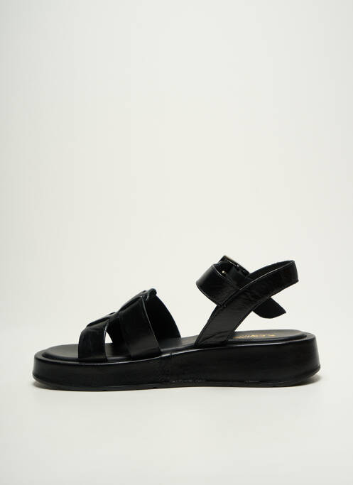 Sandales/Nu pieds noir REQINS pour femme