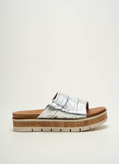 Mules/Sabots argent COCO ET ABRICOT pour femme