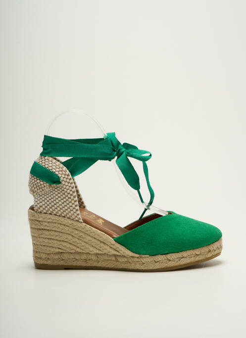 Espadrilles vert LA MAISON DE L'ESPADRILLE pour femme
