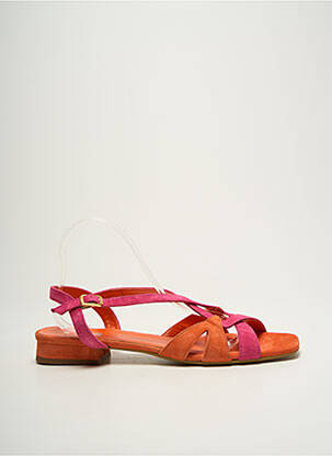 Sandales/Nu pieds orange REQINS pour femme