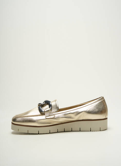 Mocassins matière lisse talon plat jusqu'à 3cm or REQINS femme