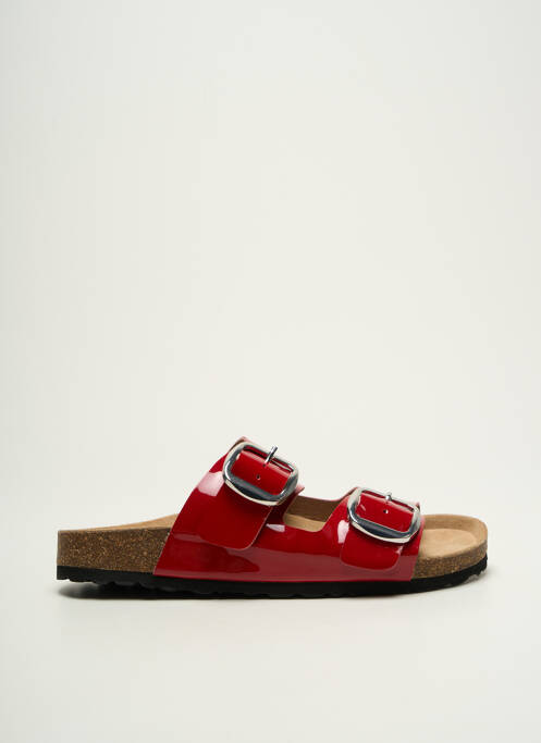 Mules/Sabots rouge REQINS pour femme