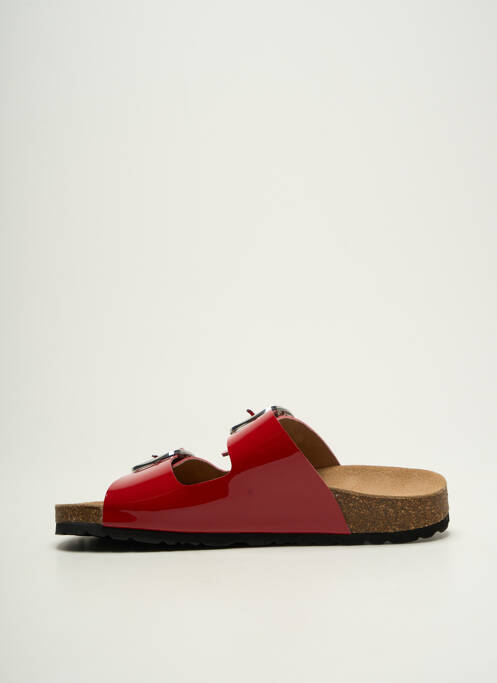 Mules/Sabots rouge REQINS pour femme
