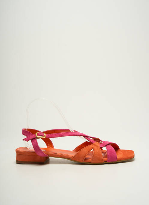 Sandales/Nu pieds orange REQINS pour femme