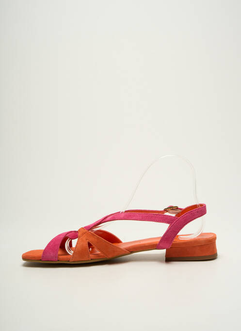 Sandales/Nu pieds orange REQINS pour femme