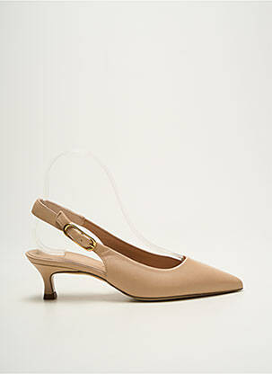 Escarpins fermeture boucle(s) talon de 4 à 6cm beige UNISA femme