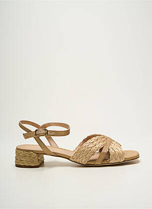 Sandales/nu pieds talon bottier talon de 4 à 6cm beige UNISA femme