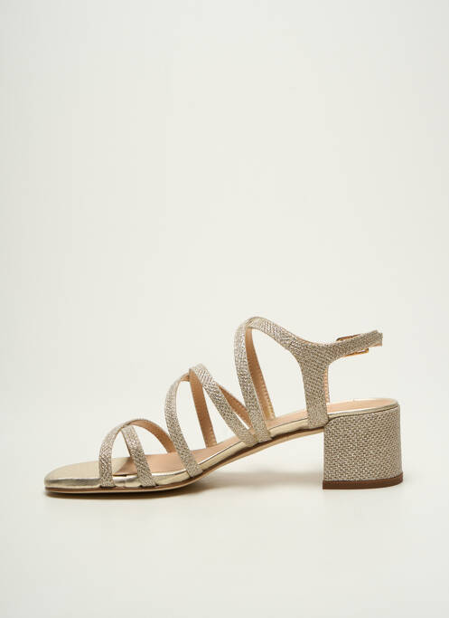 Sandales/Nu pieds or UNISA pour femme