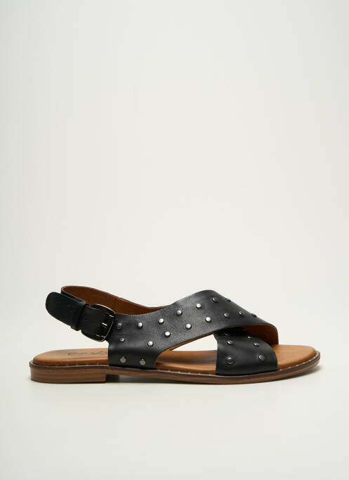 Sandales/Nu pieds noir COCO ET ABRICOT pour femme