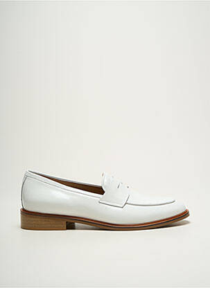 Mocassins type de semelle amortissante talon plat jusqu'à 3cm blanc MYMA femme