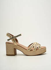 Sandales/Nu pieds beige COCO ET ABRICOT pour femme seconde vue