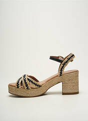 Sandales/Nu pieds noir COCO ET ABRICOT pour femme seconde vue