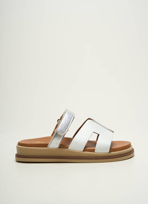 Mules/Sabots argent SMS pour femme