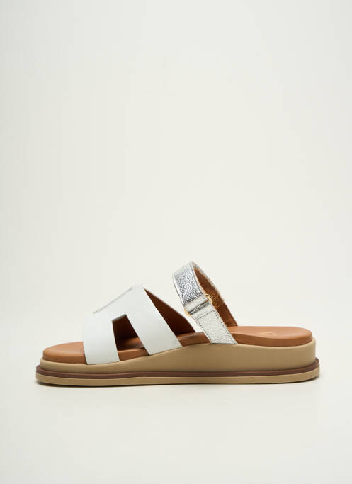 Mules/Sabots argent SMS pour femme