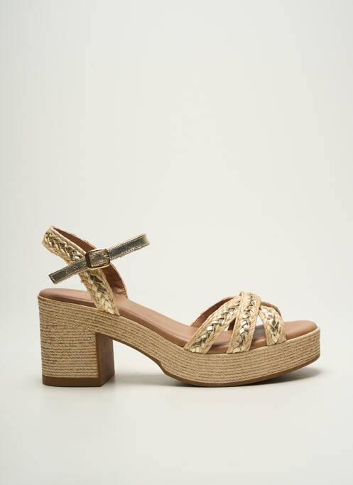 Sandales/Nu pieds beige COCO ET ABRICOT pour femme