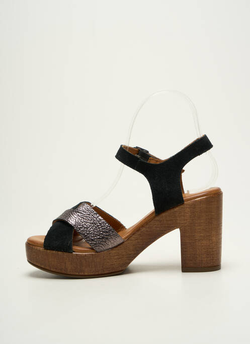 Sandales/Nu pieds noir COCO ET ABRICOT pour femme
