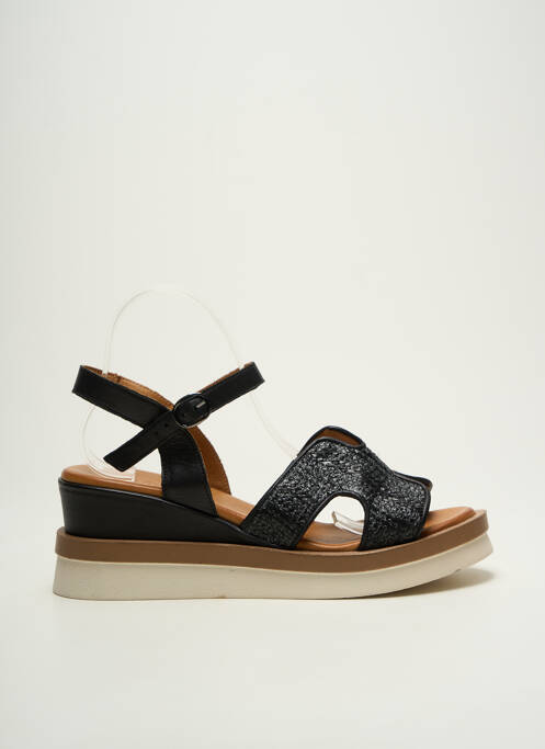 Sandales/Nu pieds noir COCO ET ABRICOT pour femme