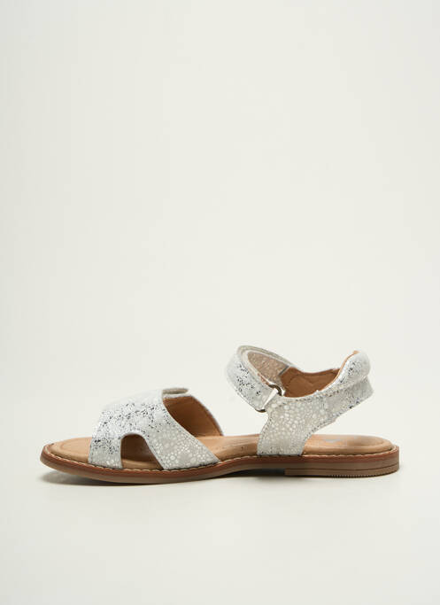 Sandales/Nu pieds argent NÖRVIK pour fille