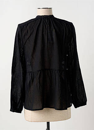 Chemisier coupe droite manches longues noir SEE U SOON femme