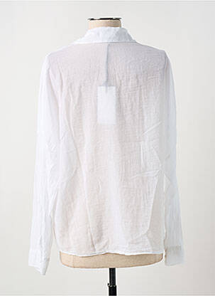 Chemisier coupe droite manches longues blanc PAKO LITTO femme