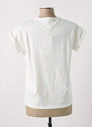 T-shirt coupe droite manches courtes blanc GRACE & MILA femme