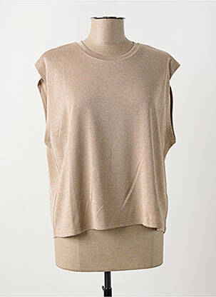 Top beige GRACE & MILA pour femme