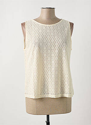 Top beige GRACE & MILA pour femme