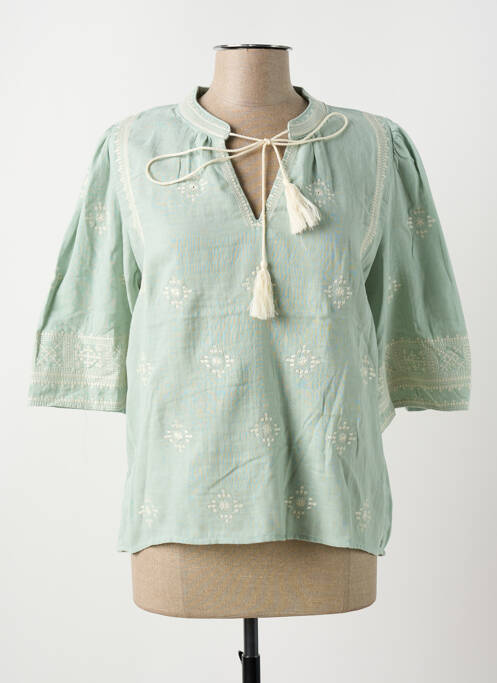 Blouse vert SEE U SOON pour femme