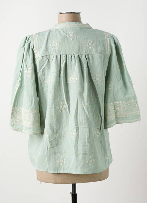 Blouse vert SEE U SOON pour femme