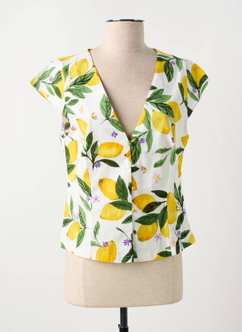 Chemisier jaune GRACE & MILA pour femme