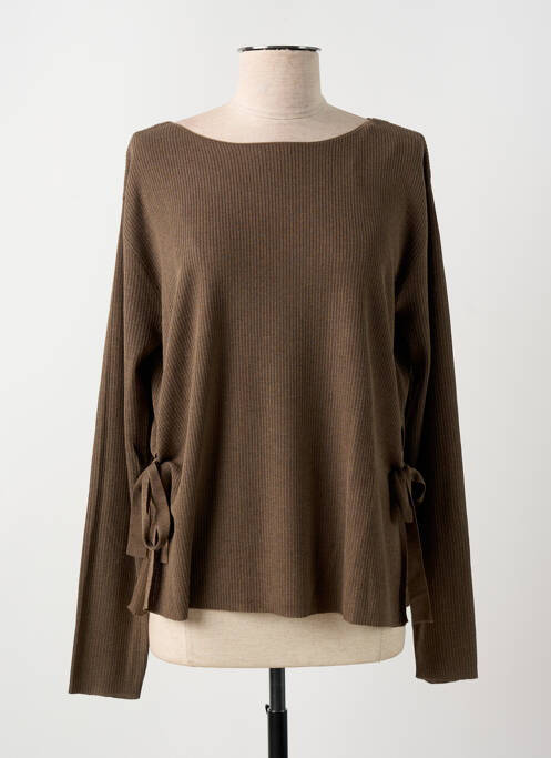 Pull marron GRACE & MILA pour femme