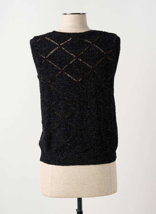 Top noir SEE U SOON pour femme