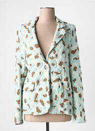 Blazer coupe cintrée bleu BISCOTE femme