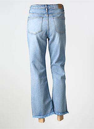 Jeans coupe droite stretch taille normale bleu BISCOTE femme