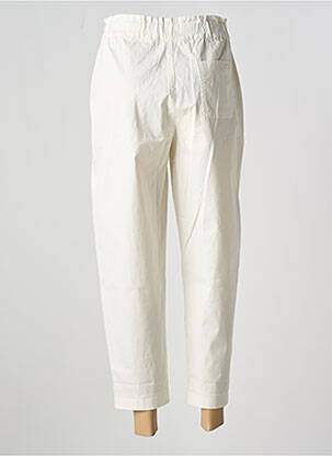 Pantalon 7/8 stretch taille normale blanc PAKO LITTO femme