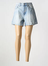 Short tissage denim taille normale bleu GRACE & MILA femme