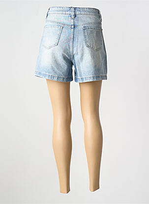 Short tissage denim taille normale bleu GRACE & MILA femme