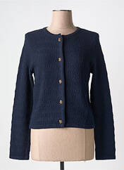 Gilet manches longues bleu GRACE & MILA pour femme seconde vue