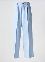 Pantalon droit bleu GRACE & MILA pour femme seconde vue