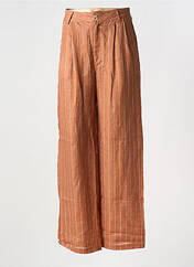 Pantalon large marron SEE U SOON pour femme seconde vue