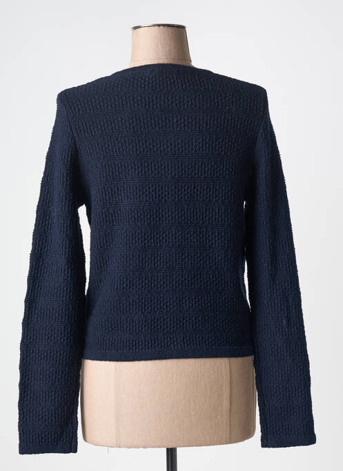 Gilet manches longues bleu GRACE & MILA pour femme