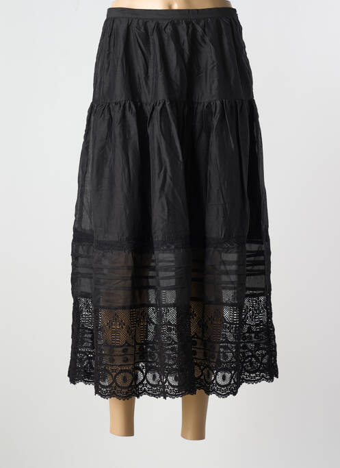 Jupe longue noir SEE U SOON pour femme