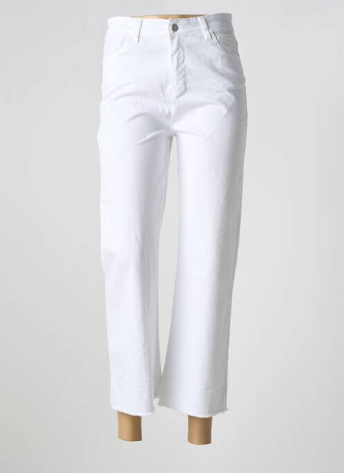 Pantalon 7/8 blanc BISCOTE pour femme