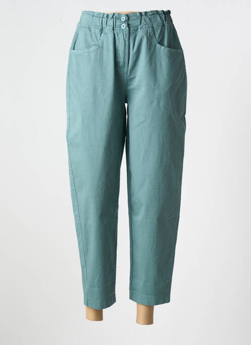 Pantalon 7/8 vert PAKO LITTO pour femme