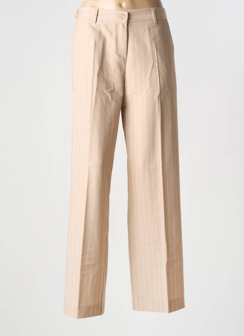 Pantalon droit beige PAKO LITTO pour femme