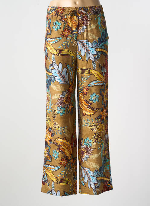 Pantalon droit marron PAKO LITTO pour femme