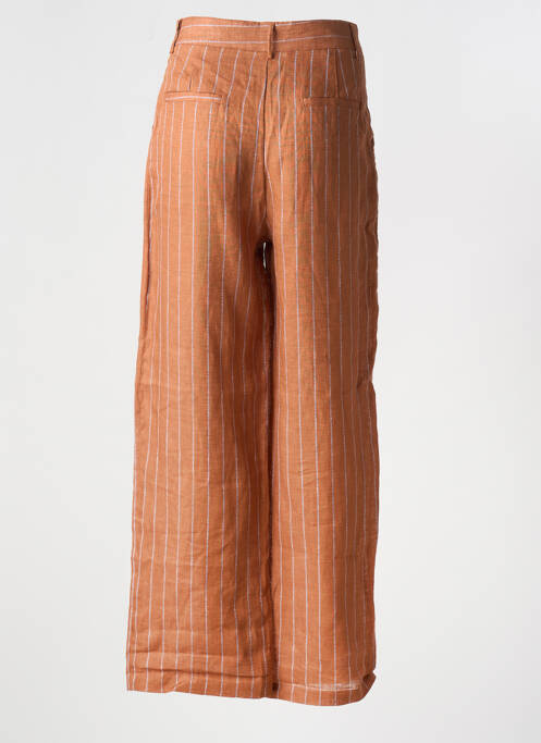 Pantalon large marron SEE U SOON pour femme